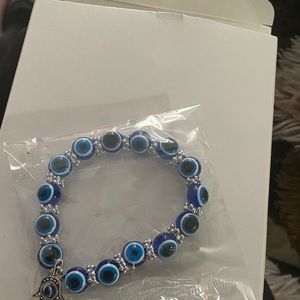 Evil blue eye bracelet